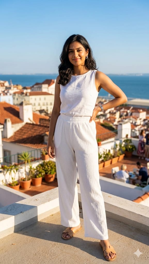 Ladies palazzo trouser