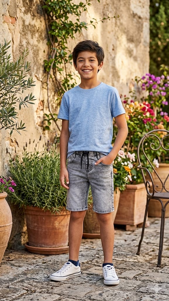 DENIM NICKER