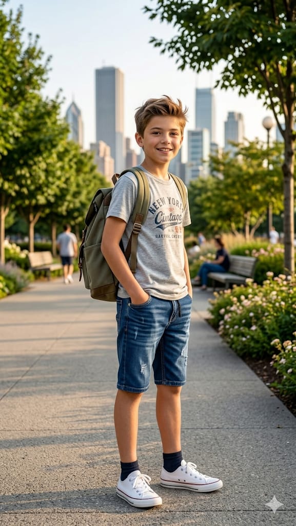 DENIM NICKER