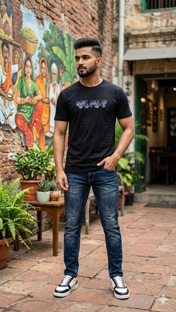 Round nick t shirt