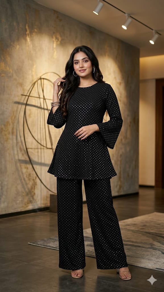 LADIES FANSY TROUSER SUIT