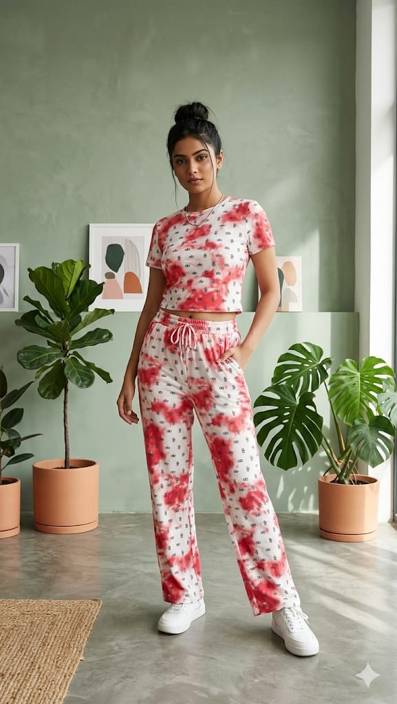 LADIES FANSY TROUSER SUIT