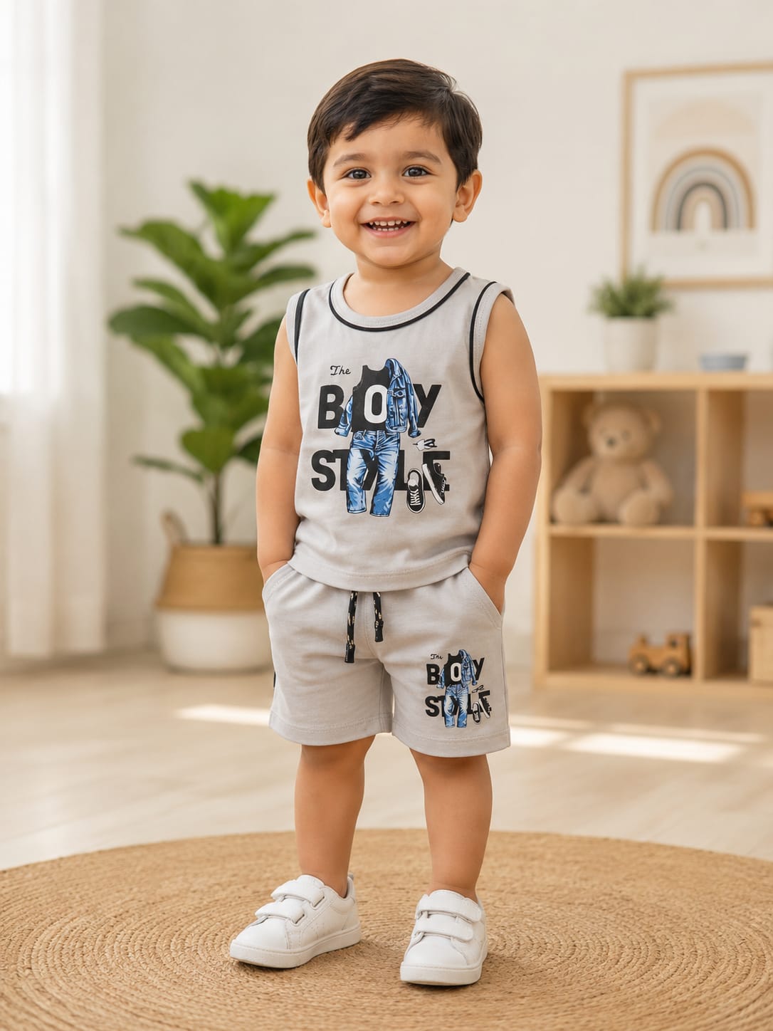 BOY NIKER SHIRT SUIT