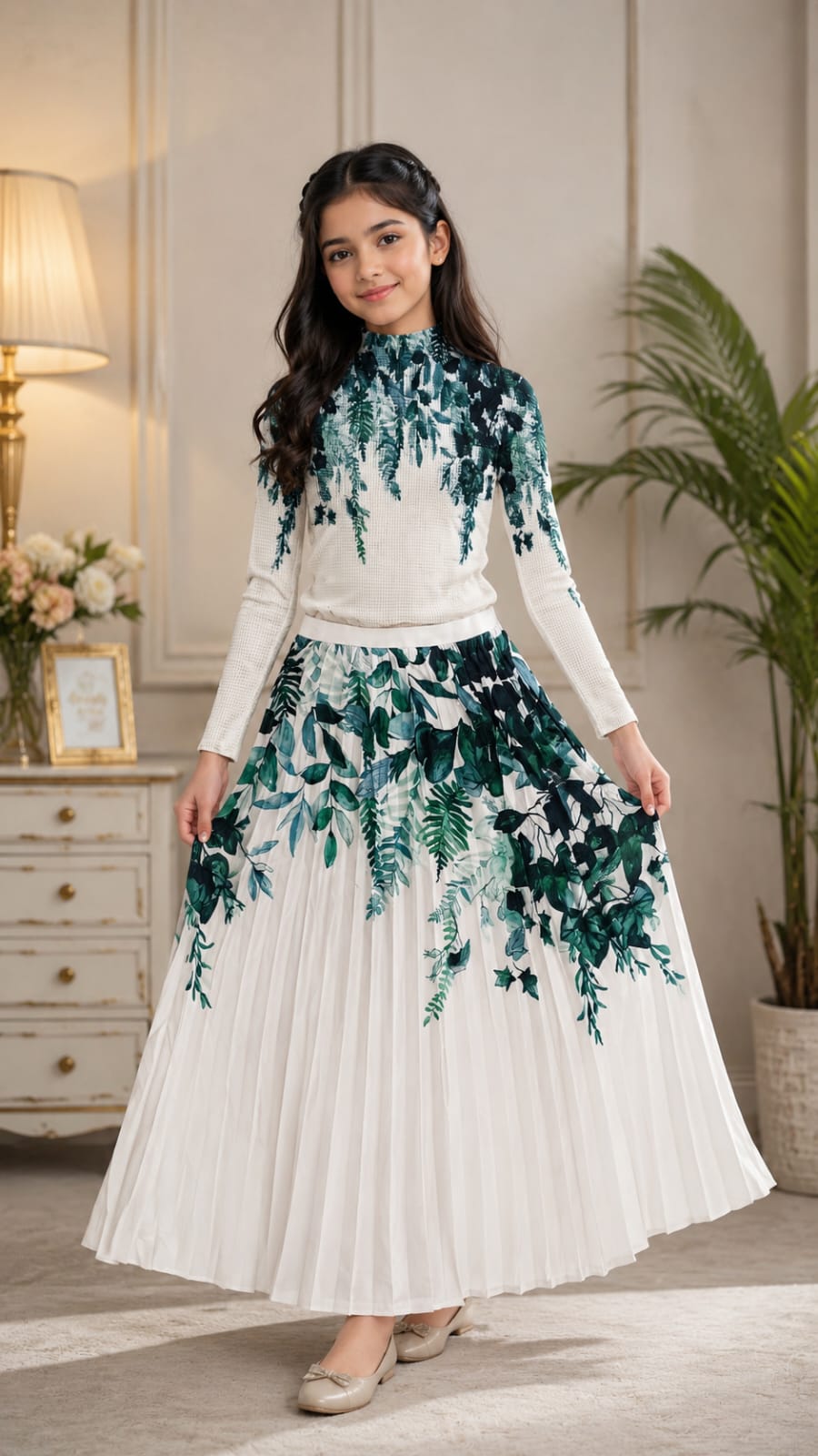 Ladies skert suit